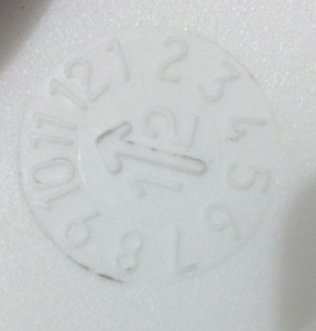 Gambar 2. Label Helem Safety yang nyatakan expired helm